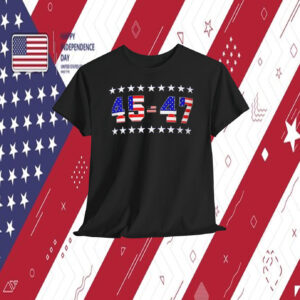 Trump America 45=47 Shirt