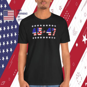Trump America 45=47 Shirt