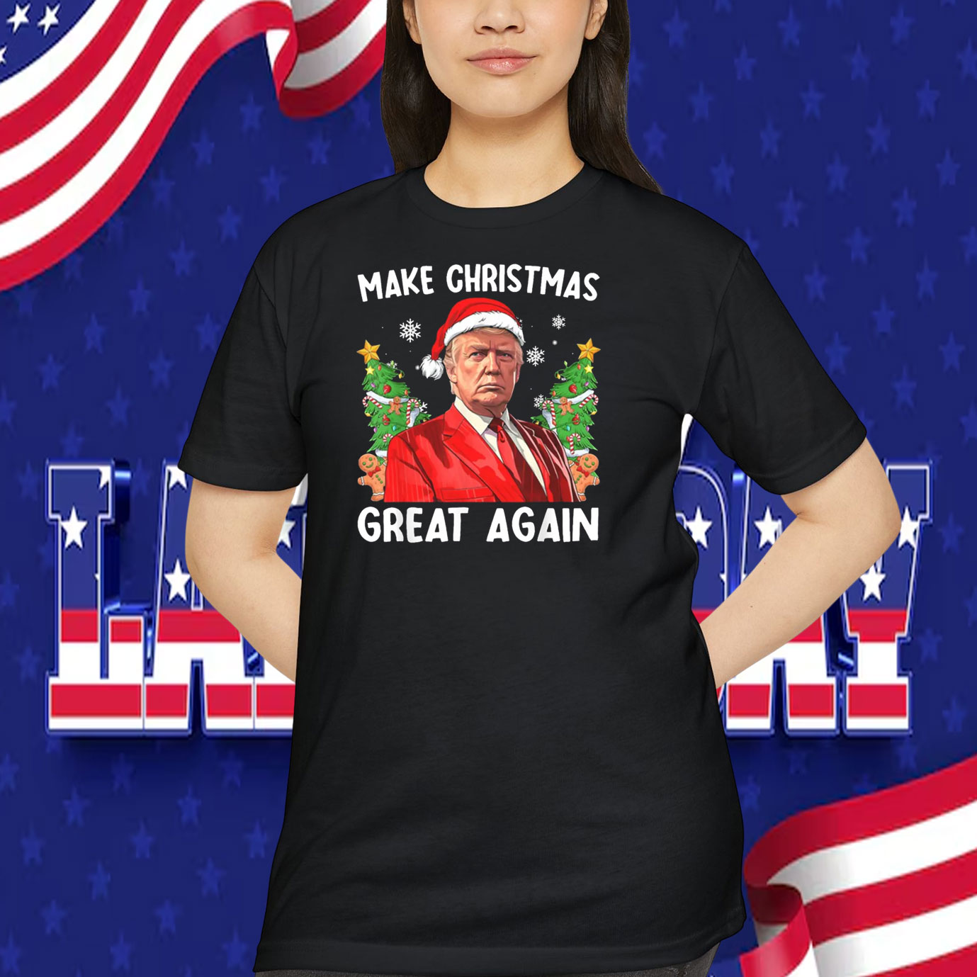 Trump America Make Christmas Great Again 2024 Shirt