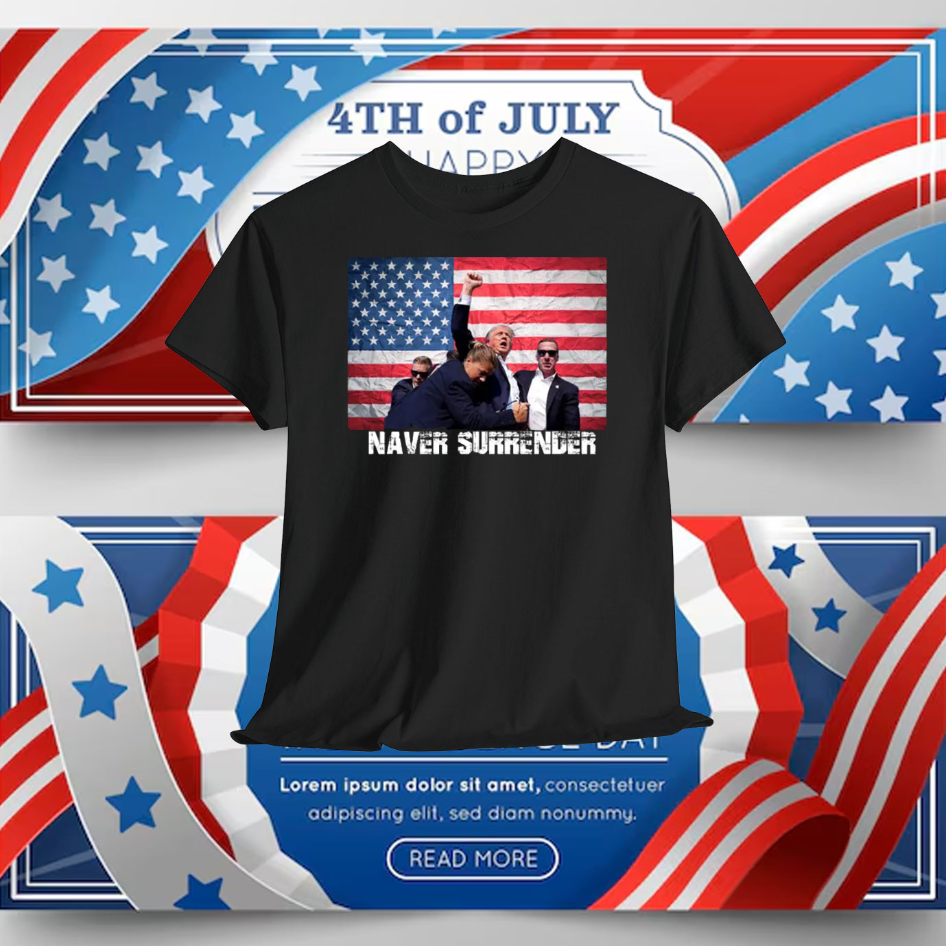 Trump America Naver Surrender Shirt