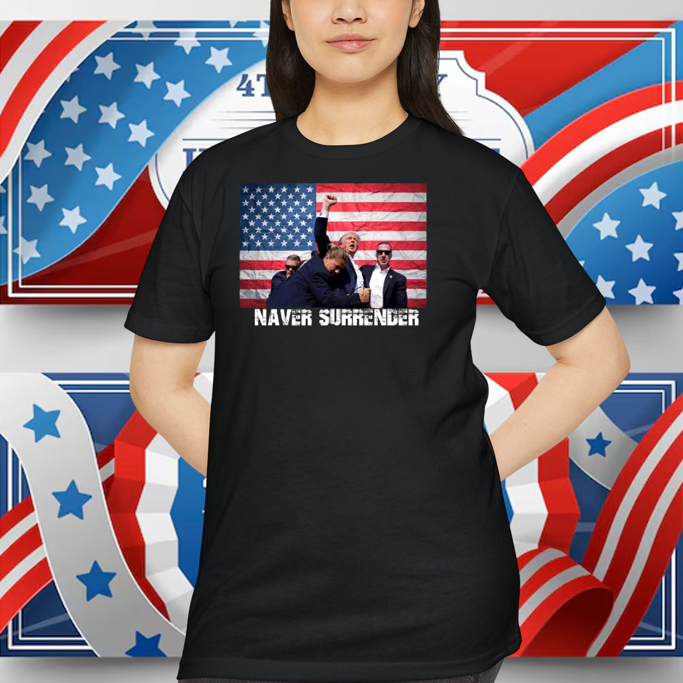 Trump America Naver Surrender Shirt