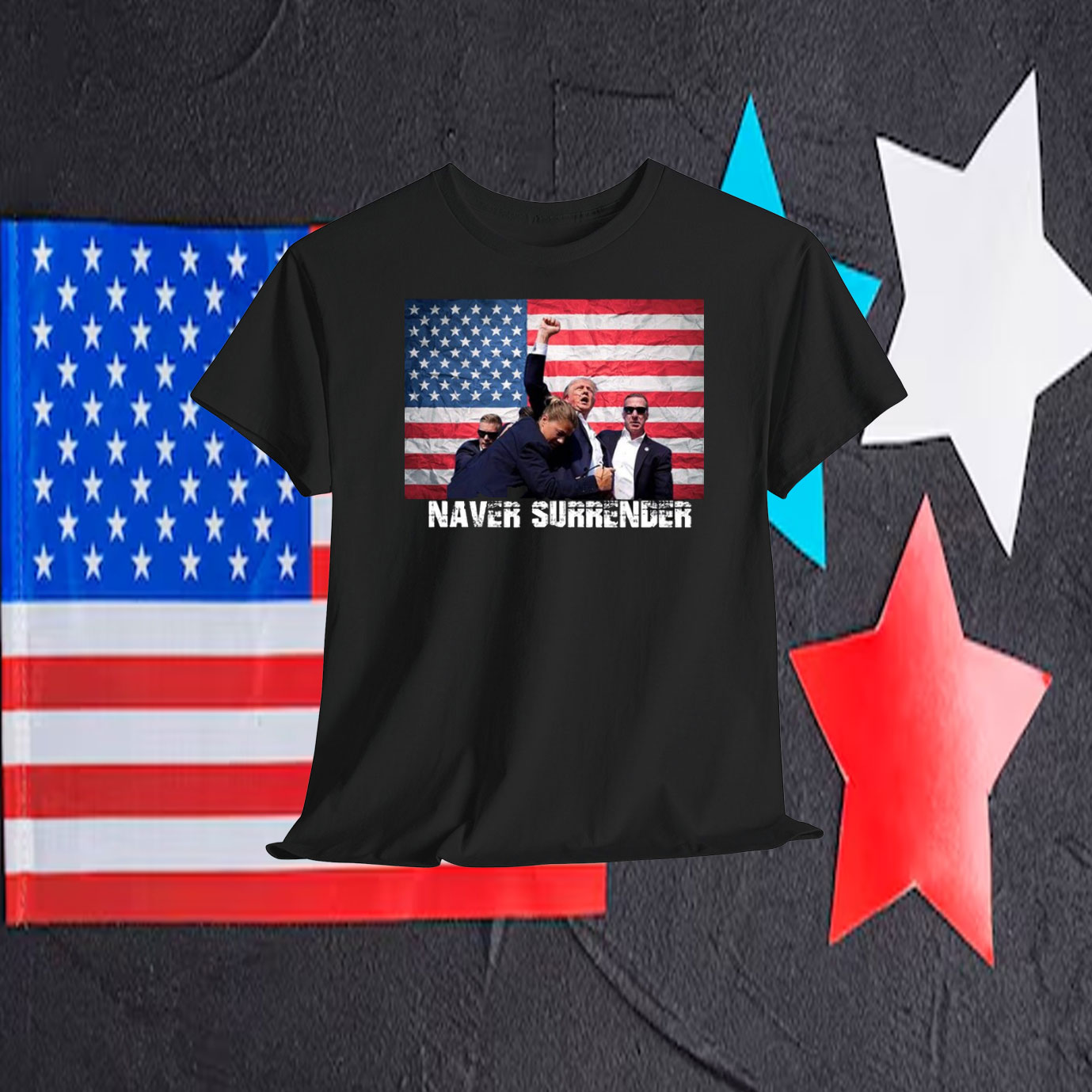 Trump America Naver Surrender T-Shirt