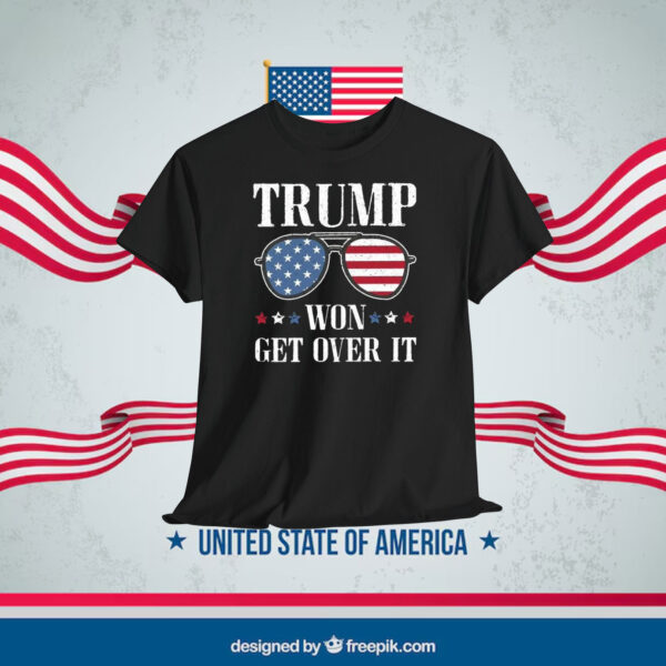 Trump America Won Get Over It 2024 Election Shirt