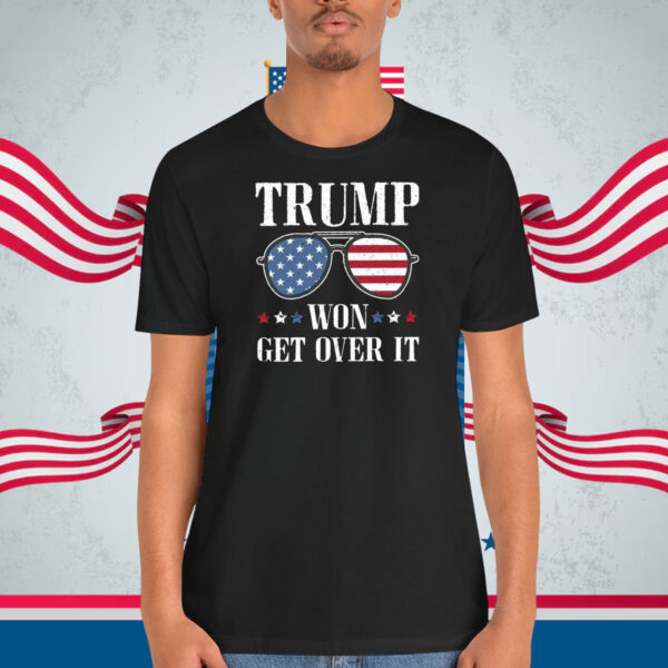 Trump America Won Get Over It 2024 Election Shirt