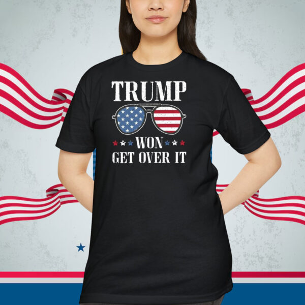 Trump America Won Get Over It 2024 Election Shirt