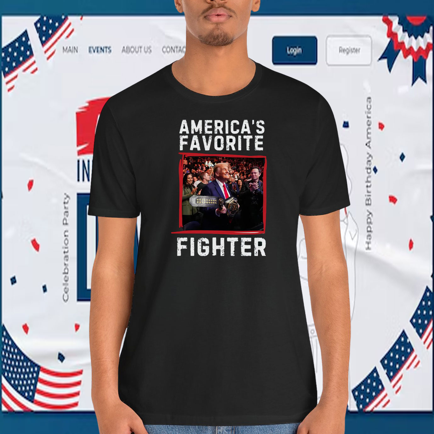 Trump America's Favorite Fighter T-Shirt