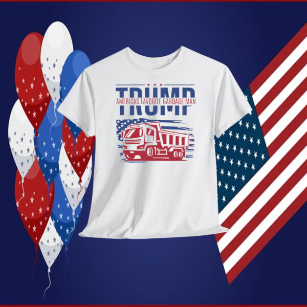 Trump Americas Favorite Garbage Man 2024 Election T-Shirt