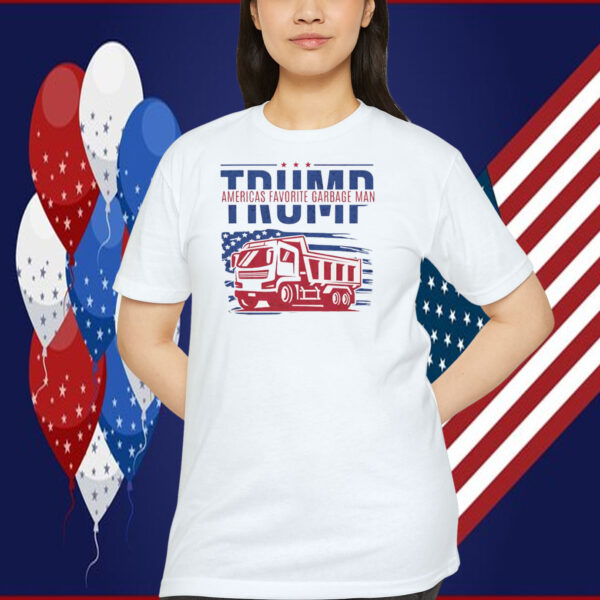 Trump Americas Favorite Garbage Man 2024 Election T-Shirt