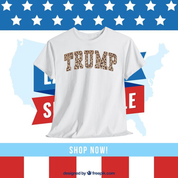 Trump Cheetah Print Shirt