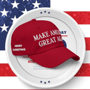 Trump Christmas 2024 President Hat