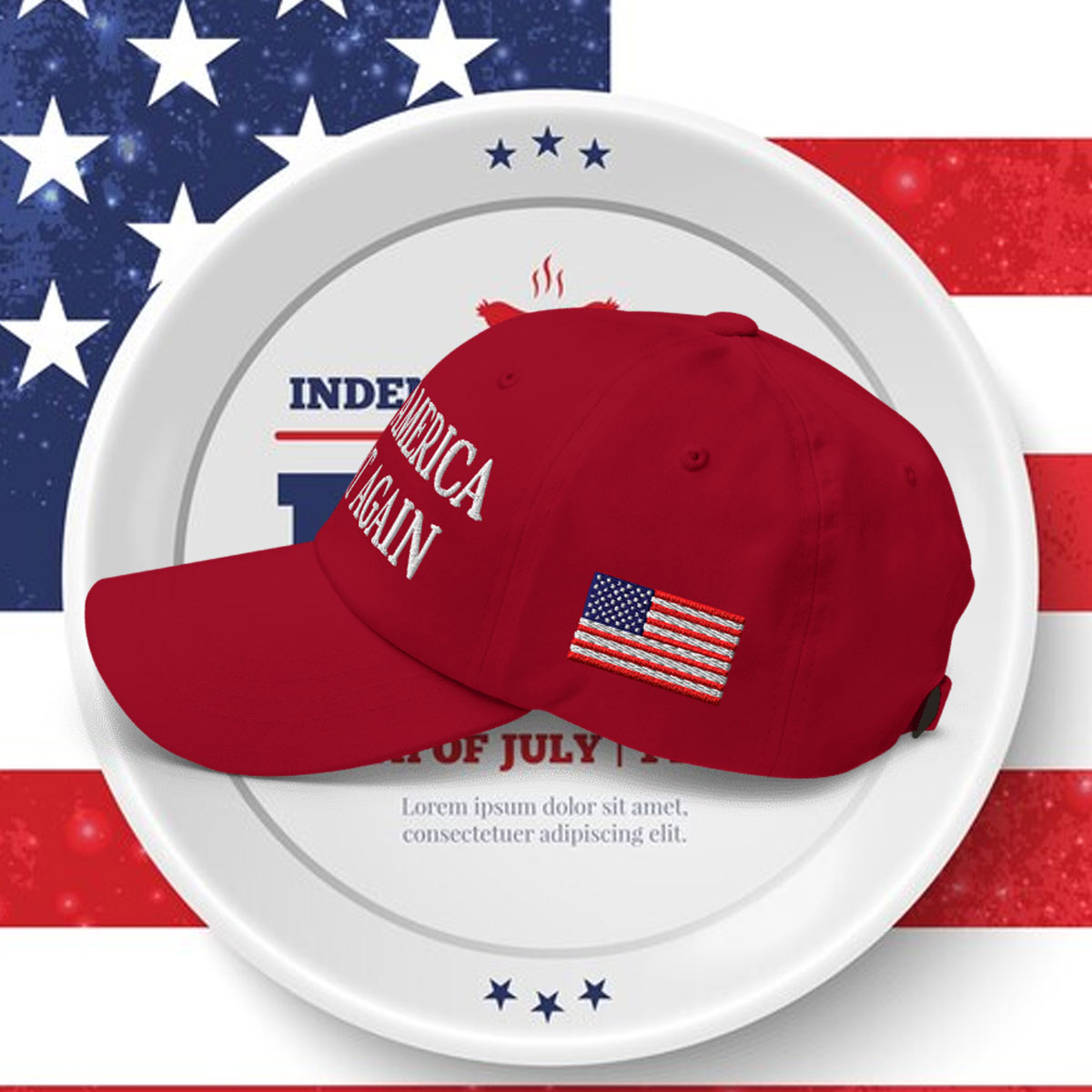 Trump Christmas 2024 President Hat
