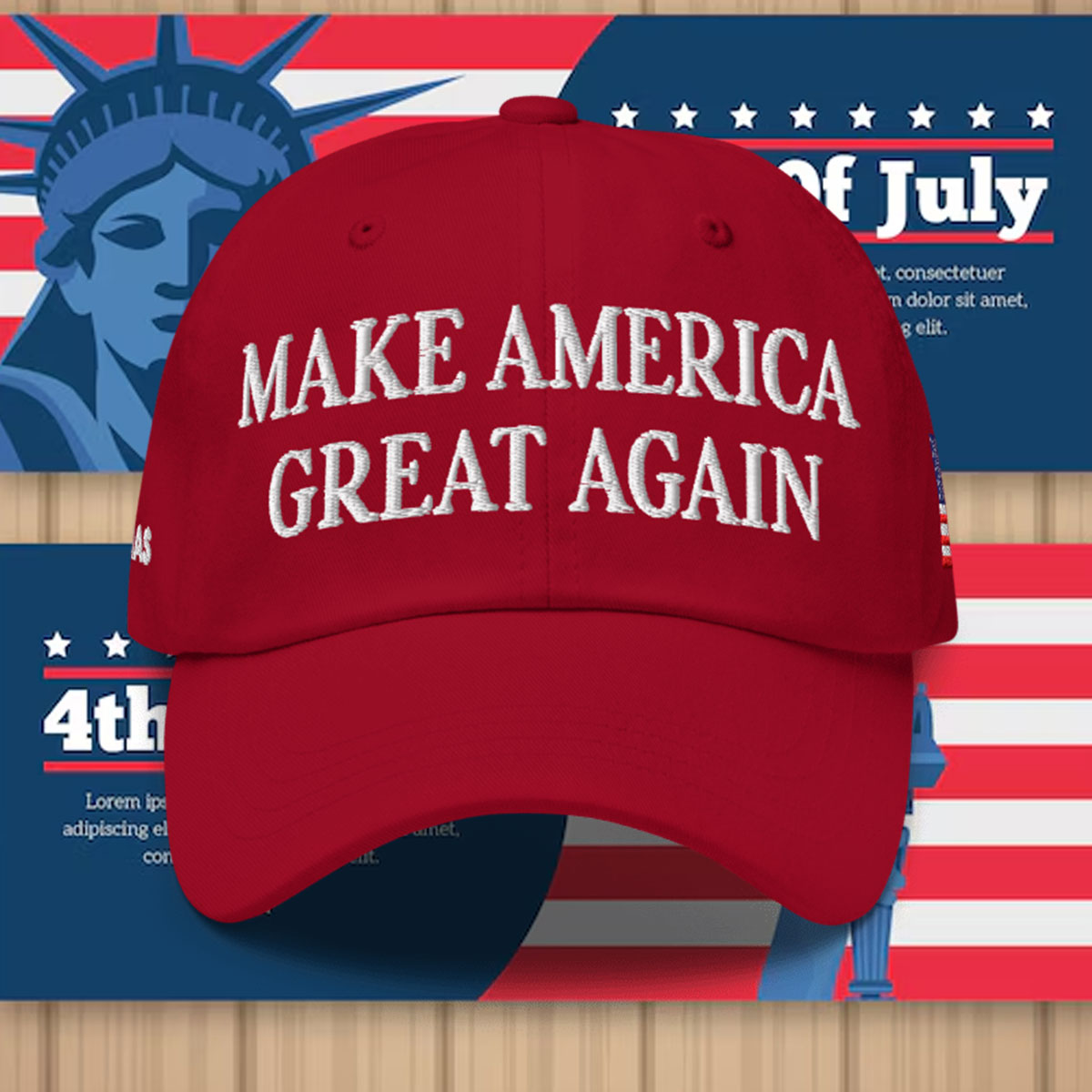 Trump Christmas MAGA Hat