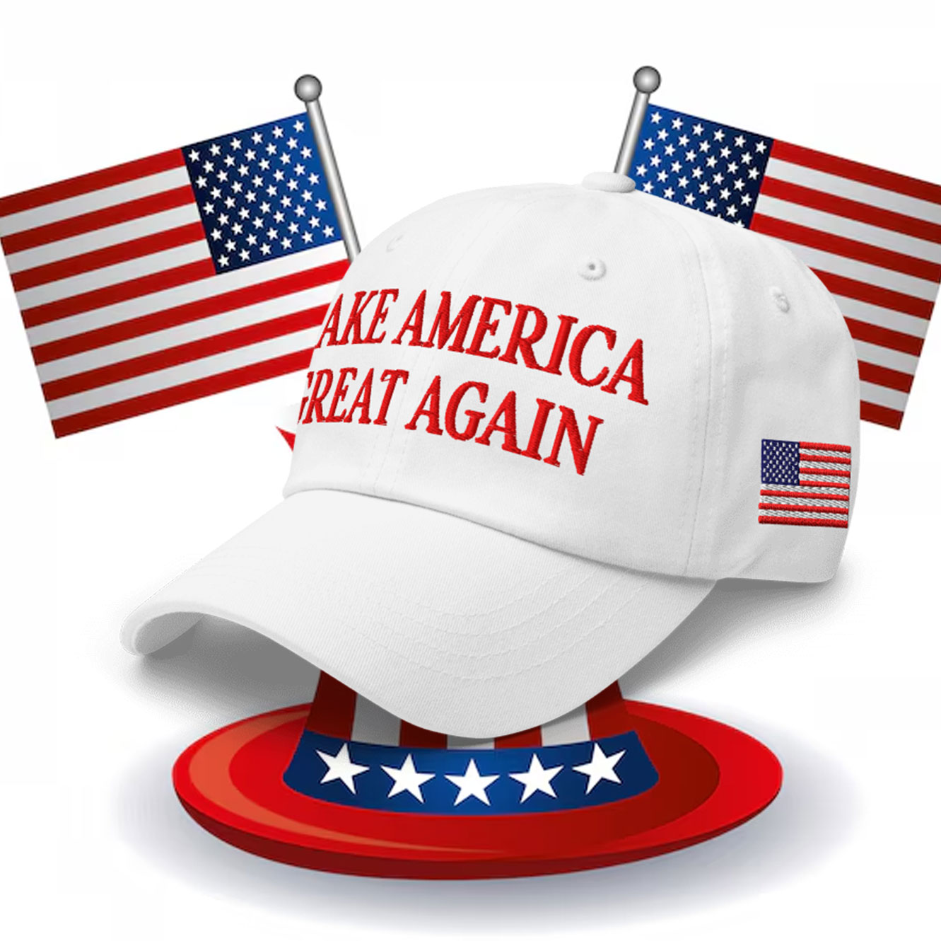 Trump Christmas MAGA Victory Hat