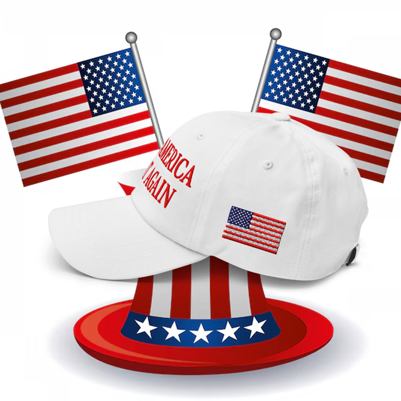 Trump Christmas MAGA Victory Hat