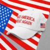 Trump Christmas Make America Great Dad Cap