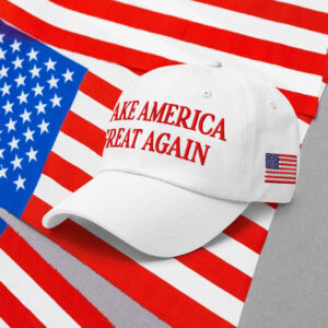 Trump Christmas Make America Great Dad Cap