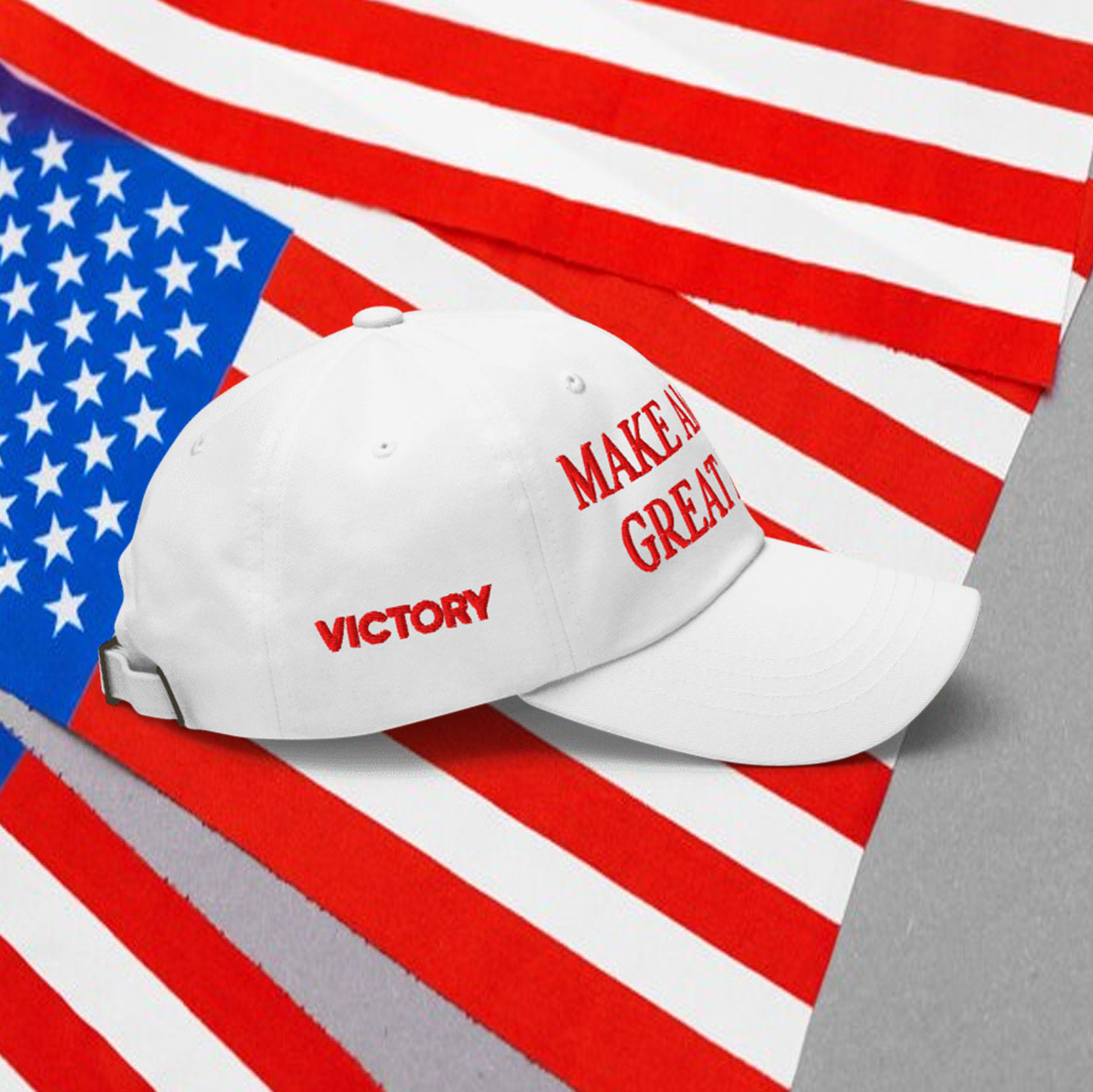 Trump Christmas Make America Great Dad Cap