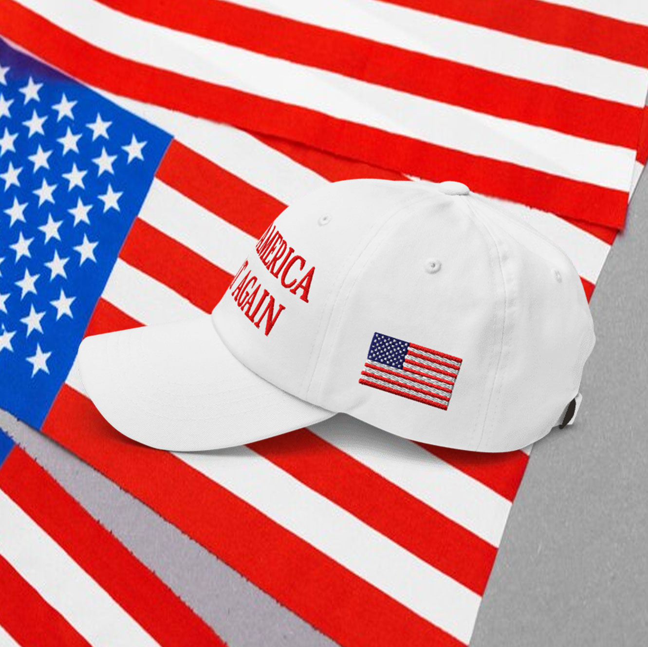 Trump Christmas Make America Great Dad Cap
