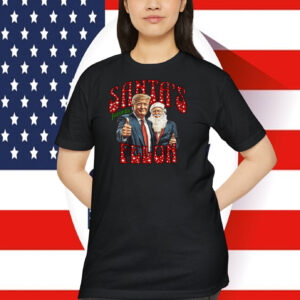 Trump Christmas Santa's Favorite Felon T-Shirt
