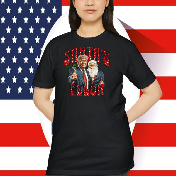 Trump Christmas Santa's Favorite Felon T-Shirt