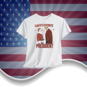Trump Christmas Santa's Favorite President Shirts