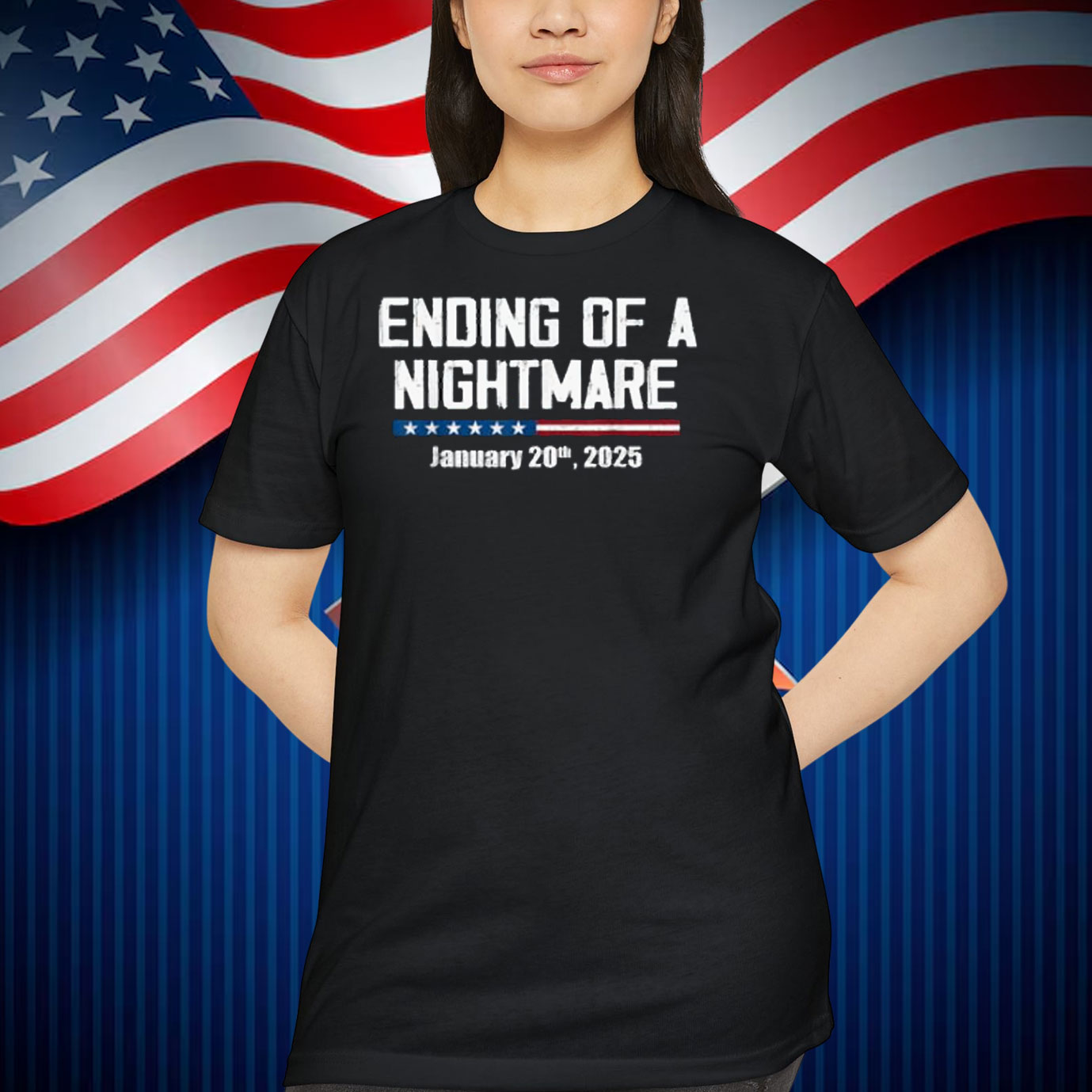 Trump Ending Of A Nightmare January 20th, 2025 T-Shirt
