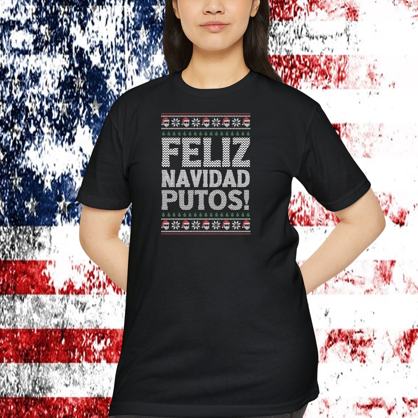 Trump Feliz Navidad Putos! Shirt
