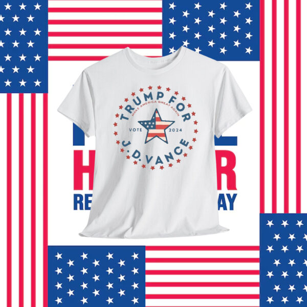 Trump For Make America Great Again Vote 2024 J.D. Vance Shirt