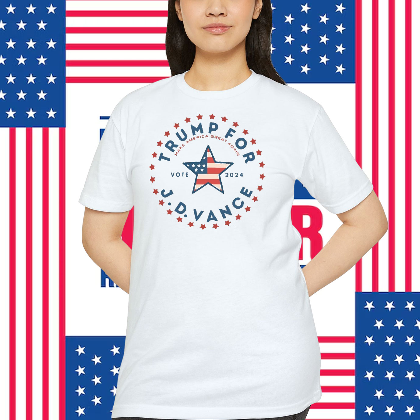 Trump For Make America Great Again Vote 2024 J.D. Vance Shirt
