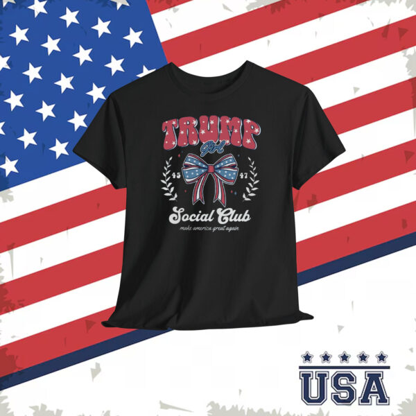Trump Girl 45 47 Social Club Make America Great Again 2024 T-Shirt