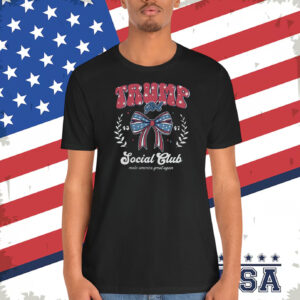 Trump Girl 45 47 Social Club Make America Great Again 2024 T-Shirt