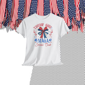 Trump Girl 45 MAGA 47 Social Club Shirt