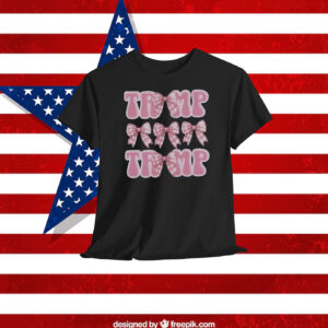 Trump Girl Coquette Pink Shirt