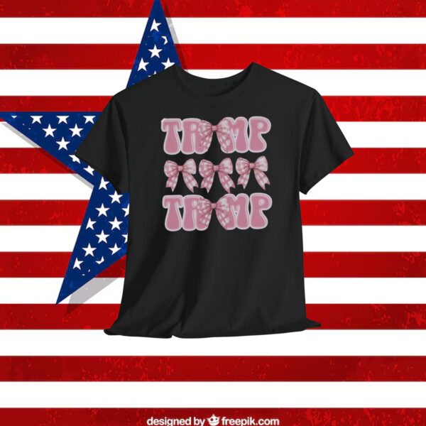 Trump Girl Coquette Pink Shirt