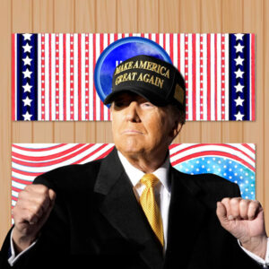 Trump Gold Dark MAGA Cap