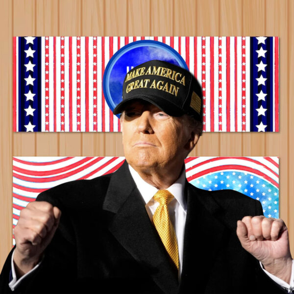 Trump Gold Dark MAGA Cap