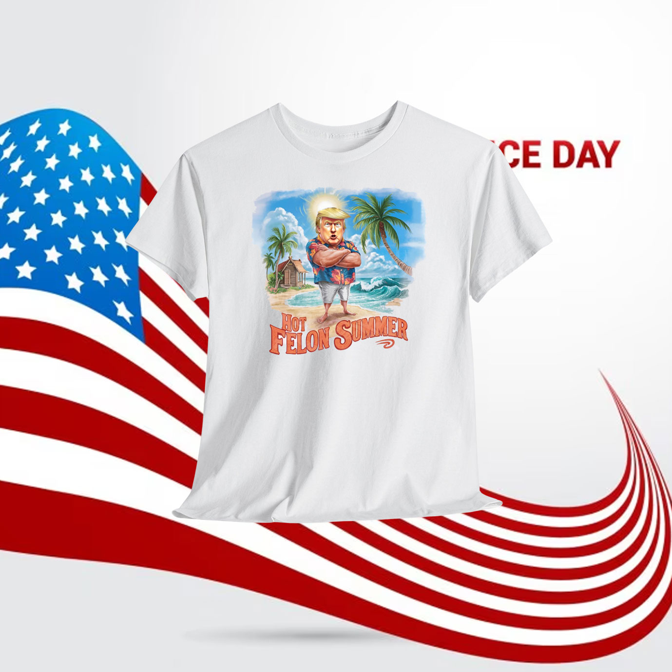 Trump Hot Felon Summer Shirt