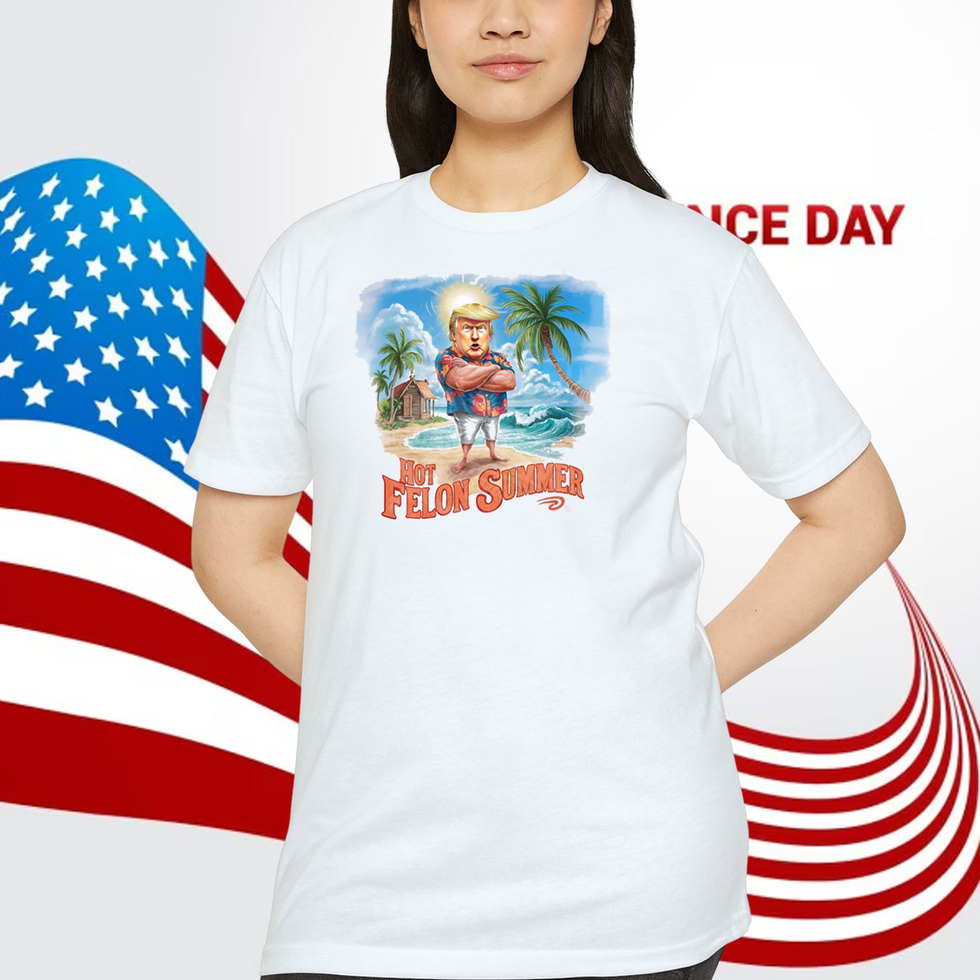 Trump Hot Felon Summer Shirt