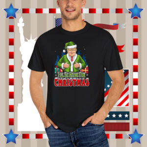 Trump I'll Be Home For Christmas 2024 Shirt