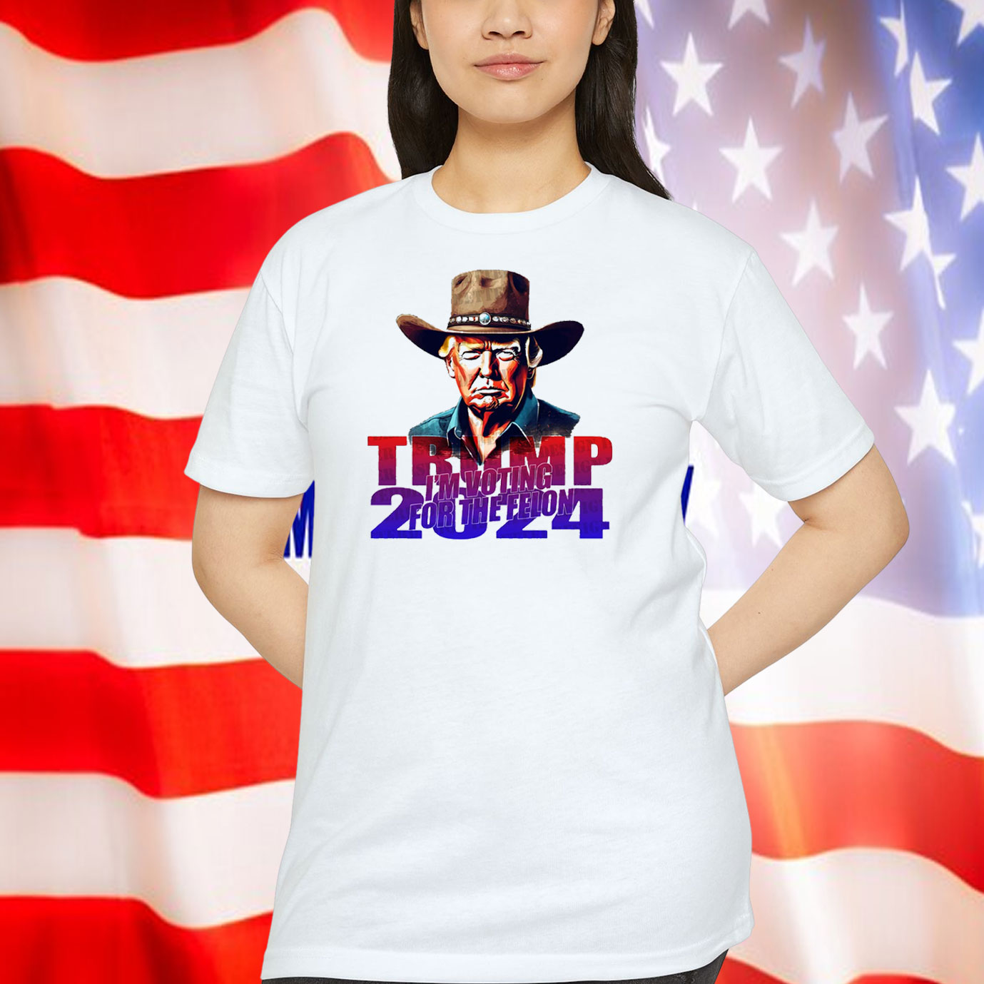 Trump I'm Voting For The Felon 2024 Shirt
