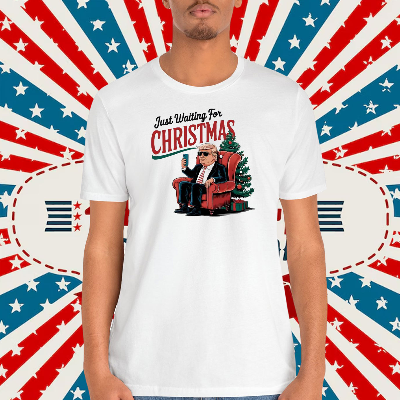 Trump Just Waiting For Christmas Shirt