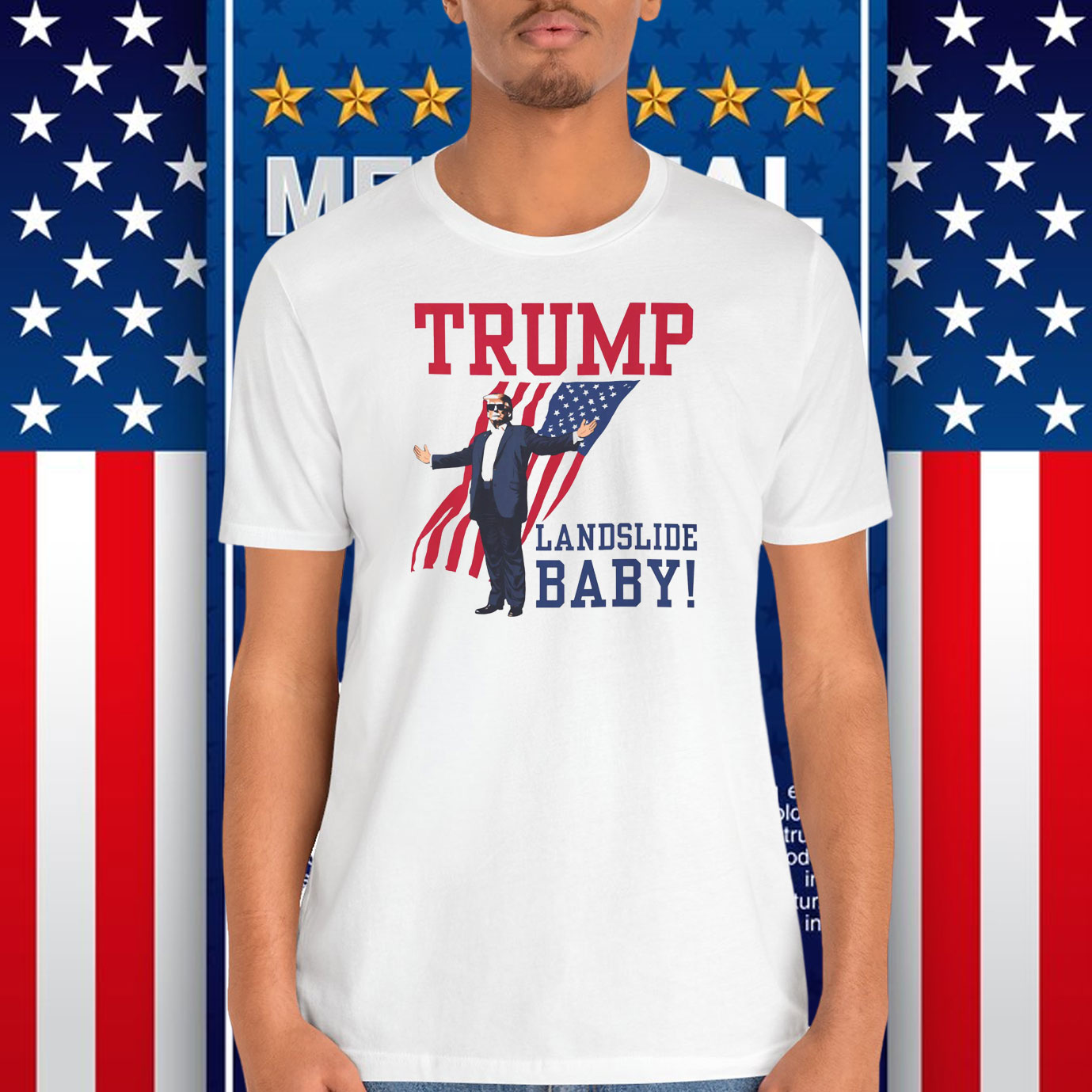 Trump Landslide Baby! Victory Shirt