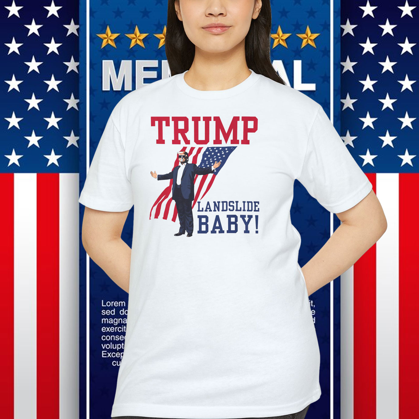 Trump Landslide Baby! Victory Shirt