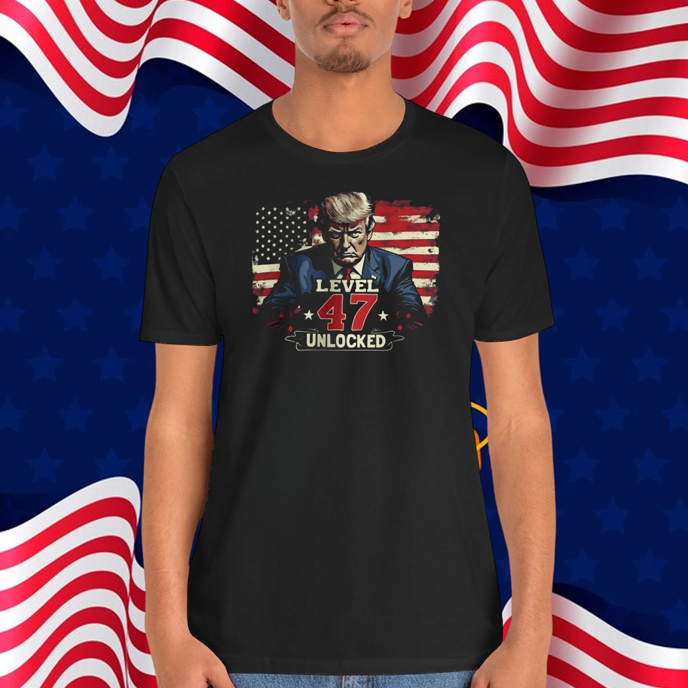 Trump Level 47 Unlocked 2024 Unisex Shirt