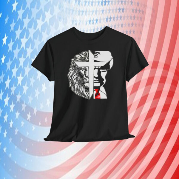 Trump Lion Cross Jesus Unisex Shirt