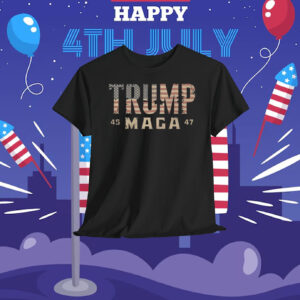 Trump MAGA 45 47 America Shirt