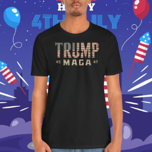 Trump MAGA 45 47 America Shirt