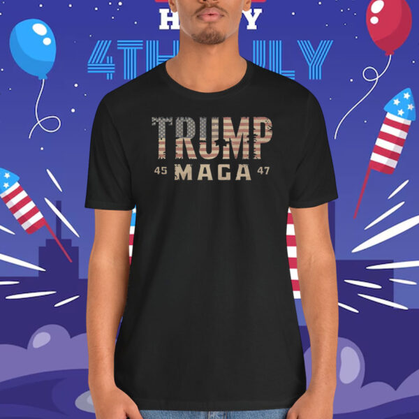 Trump MAGA 45 47 America Shirt