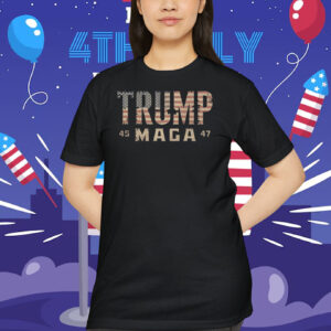 Trump MAGA 45 47 America Shirt