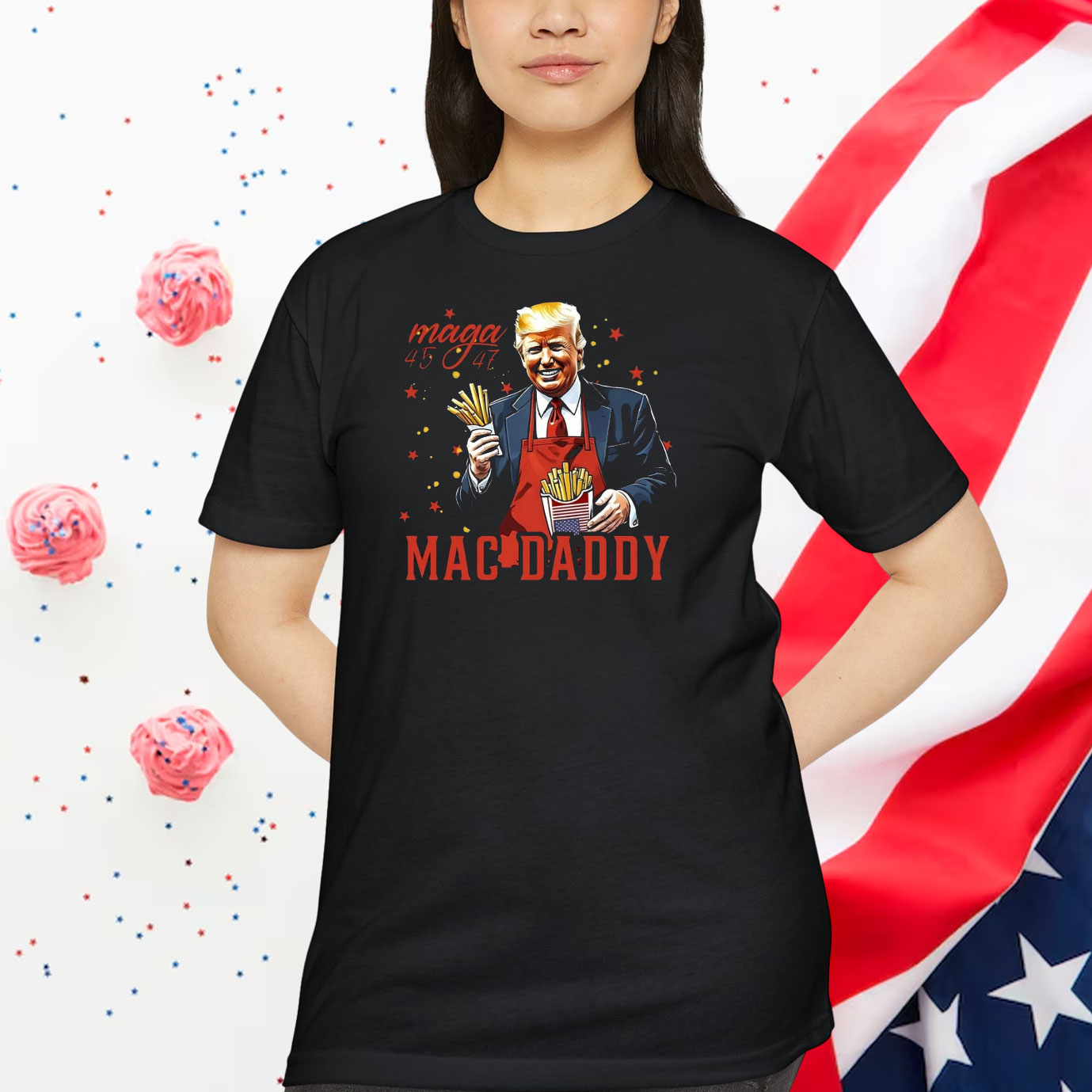 Trump MAGA 45-47 Mac Daddy 2024 Shirt